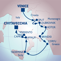 azamara venice rome luxury cruise