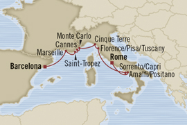 barcelona to rome oct 9 2012 oceania cruise
