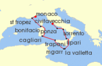 cruise around italy monaco rome