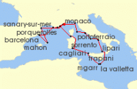 cruise italian ports only monaco
