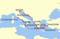 cruise rome venice cruise around italy greek isles