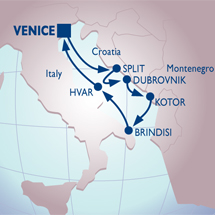 Venice cruise to Dalmatian Coast