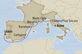 oceania rome lisbon cruise